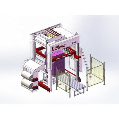 China SF-CS Food Pallet Cold Stretch Wrapping Machinery Hooding Stretch Wrapping Machine For PE Film for sale