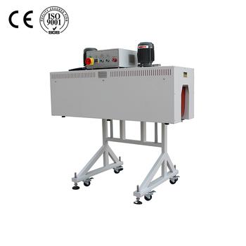 China Food Label Shrink Tunnel Connect Production Line Heat Wrap Machine for sale