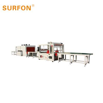 China CLOTHING Door Sofa Automatic Side Sealer Shrink Wrapping Machine Shrink Tunnel Wrapping Machine for sale