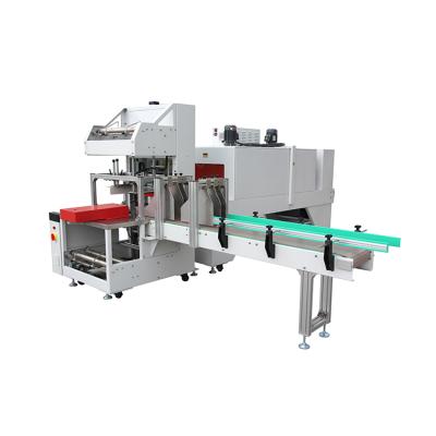 China Automatic CLOTHING Bottle Drinks Sleeve Web Sealer Shrink Sleeve Wrapping Machine for sale