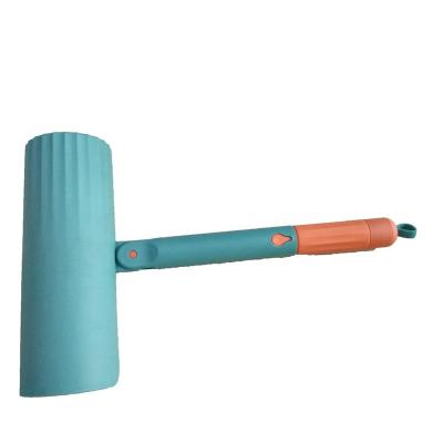 China Manual Short Handle Sticky Rollers for Dust and Pet Hair Fiber Remover Roller Retractable Volume for sale