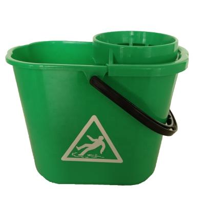 China Good quality viable cheap plastic mop bucket 14L with heavy duty pp handle juicer for sale