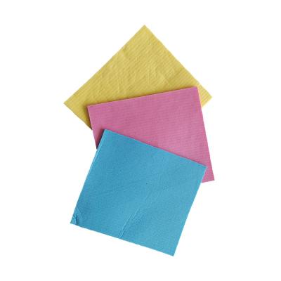 China Sustainable Wood Pulp Factory Customized Cotton Wet Tableware Cloth , Customized Color Kitchen Cloth for sale