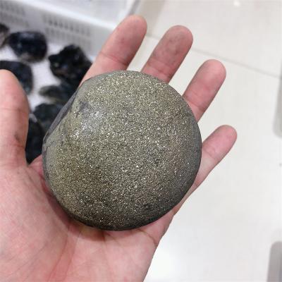 China Wholesale High Quality Natural Gallstone Europe Iron Pyrite Gold Nodular Ball For Home Decoration for sale