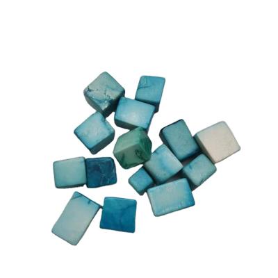 China Wholesale Natural Crystal Cube Feng Shui Curing Decorative Crystal Stone In Turquoise From China for sale