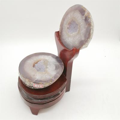 China China wholesale quality improve feng shui agate geode for office or home decoration for sale