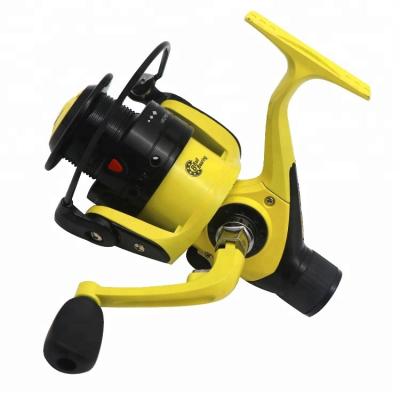 China Max Drag Sea Boat Spinning Fishing Reel Biggest Stainless Steel Double AFT Spool Reel Yellow for sale