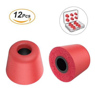 China New Durable Bee Memory Foam Earphone Tips (Red Size: L, M, S) for sale