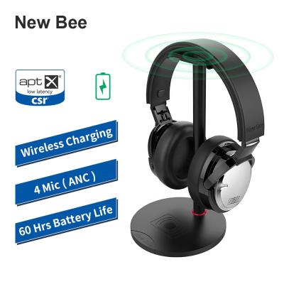 China Headband world's first radio charging ANC bluetooth sound canceling headphones from microphone for sale