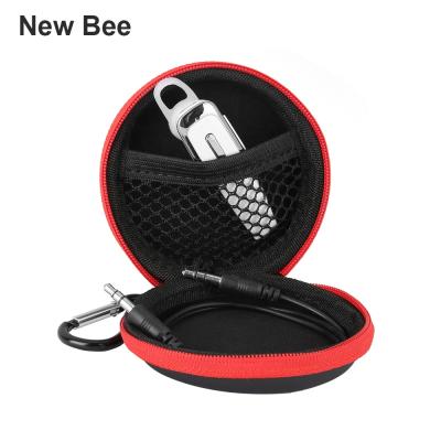 China Small Round Waterproof Eva Zip Carrying Case For High Quality Portable Headphones for sale