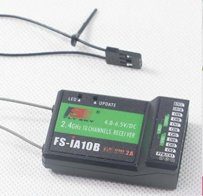 China Flysky Radio Control Receiver 10 Channel RC Radio Receiver FS-iA10B 2.4G Receiver For Flysky FS-i6 FS-i6S FS-i6X Transmitter FS-iA10B for sale