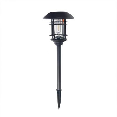 China Waterproof Solar Powered Garden Stainless Steel LED Stake Pin Lamp Copper Lawn Light Warm White Automotive For Yard CE Certification for sale