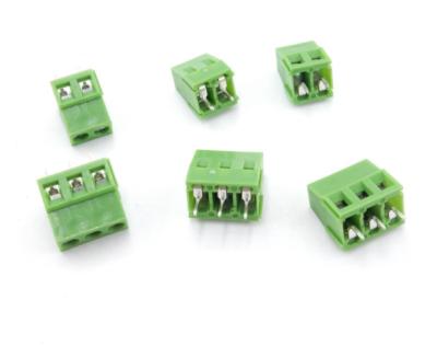 China PP KF128 2pin pitch terminal 5.08mm terminal block plug-in screw PCB terminal block for sale