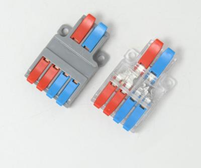 China Quick PA Splitter 2 In 4/6 Out Wire Connector Cable Connector Terminal Block Universal Wiring Conductor for sale