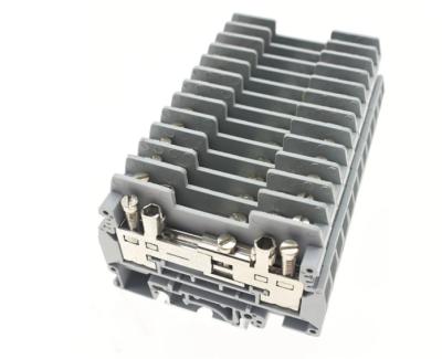 China DIN Rail Connector Wire Socket URTKS UK-6S PP Phoenix Type Electrical Terminal Block for sale