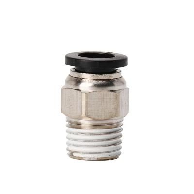 China pneumatic jointpneumatic quick couplers PC4-01, M8, hotels hayward PC connector joint M10 pneumatic partsThreaded pneumatic for sale