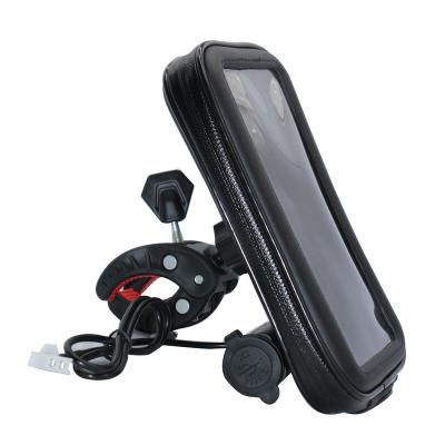 China Waterproof Universal Scooter Motorcycle Phone Mount Holder Case Filler Bag For Motorbike for sale