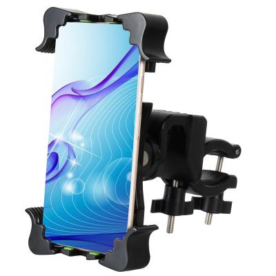 China Universal Bike Adjustable Motorcycle Handlebar Mobile Phone Holder Bicycle Mobile Phone Mount for sale