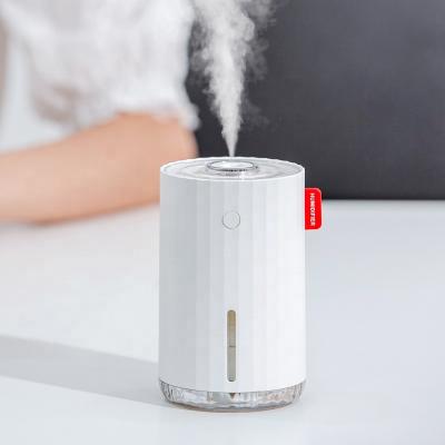 China Mini USB Household Car Air Vapor Humidifier Portable Cool Mist LED Light Ultrasonic Humidifier for Bedroom Office for sale