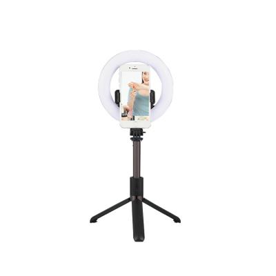 China Adjustable Glow Selfie Stick Remote Control Phone Holder with Tripod Stand for Makeup Live Stream Photography for sale