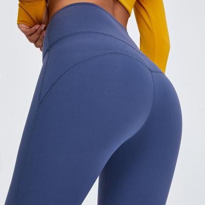 China Women's Breathable Yoga Pants Plus Size Sports Fitness Custom Wear Waisted Workout Yoga Tiktok Gaiters Gym Equipment Active Gym Gaiters Top for sale