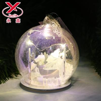 China Christmas Decoration Supplies 2019 New Christmas Lead Glass Bauble Decoration for sale