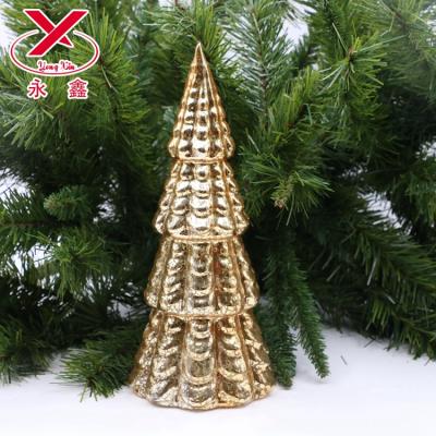 China Christmas Decoration Supplies LED Tree Glass Christmas Led Lights Decorations for sale