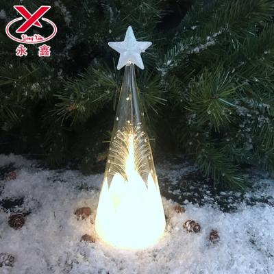 China Christmas Decoration Supplies China Lead Glass Customizable Mini Christmas Tree for sale