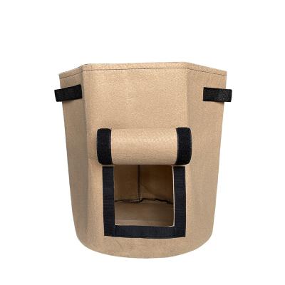 China Eco - Friendly 7 Gallon Fabric Heavy Duty Potato Grow Bag for sale