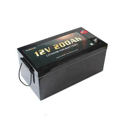 China Polinovel HD RV Marine Lithium 12v Lifepo4 Appliances Household Solar Ion 200ah Marine Battery for sale