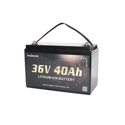 China BOATS Polinovel minn kota fishing boat longer performance lithium ion battery lifepo4 36v 40ah for sale