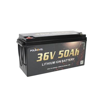 China Polinovel BOATS Reliable Electric Lithium Ion Boat Motor Battery LiFePO4 36V 50Ah Trolling Pack for sale