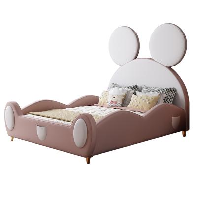 China Eco-friendly Hardware Solid Wood Frame Children's Bed Wholesale Price Bedroom Furniture Set Multifunctional Cartoon Design Bed Solid Wood Child Frame Children's Bed for sale