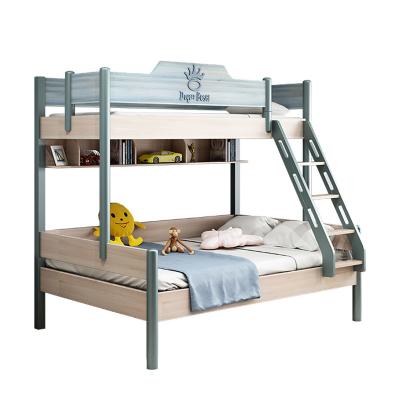 China Nordic Storage Across Bed Solid Wood Children's Bed Boys And Girls Two Story Bed for sale