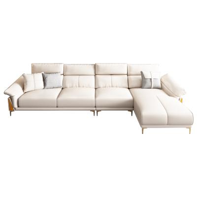 China Other Best Living Room Furniture Chinese Sofa Combination Set Direct Selling Supplier Soft Case Leisure Leather Sofa for sale