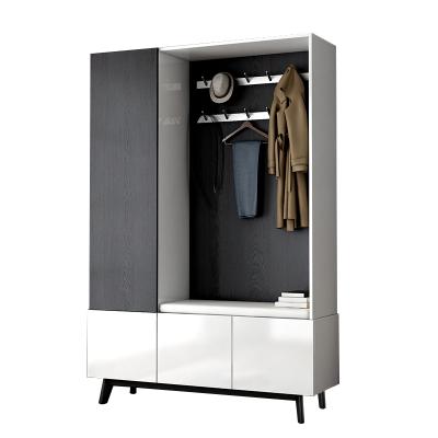 China (Other) adjustable modern minimalist shoe cabinet, home large-capacity entryway cabinet, ultra-thin home storage cabinet for sale