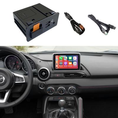 China Dual USB Interface Module Road Top AI Box Wired Apple Carplay Android Smart Multimedia Visual Carplay Interface For Mazda MX-5 MX5 2016-2020 for sale