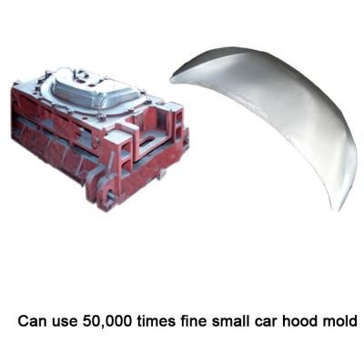 China The vehicle can use 50,000 times fine car hood small mold for sale