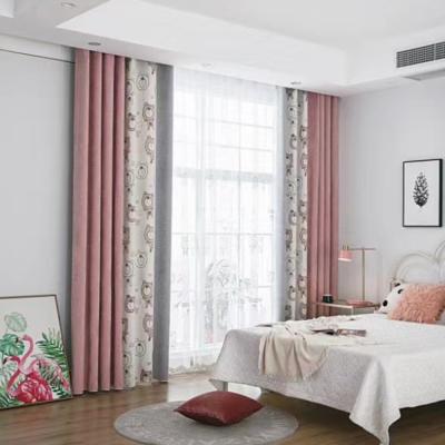 China Luxury Decoration KEERJIA Polyester Thermal Insulated Grommet Blackout Curtain Drapes For Living Room Window Drapes for sale