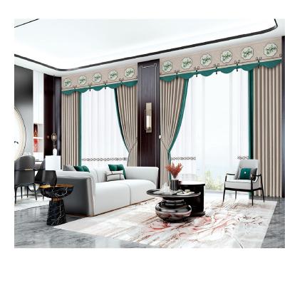 China KEERJIA Decoration Blackout Hotel/Room/Office Indoor Ready Made Luxury Curtain Drapes For Living Room Window Drapes for sale