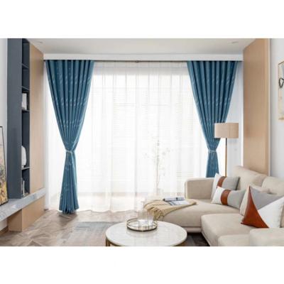 China KEERJIA Readi decoration made blackout curtain luxury curtains for living room embroidery curtain for sale