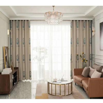 China KEERJIA Readi decoration made blackout curtain luxury curtains for living room embroidery curtain for sale