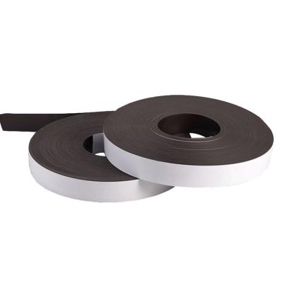 China Isotropic Flexible AGV Waterway Magnetic Tape Rolls AGV Magnetic Tape Magnet Roll With 3m Tape for sale