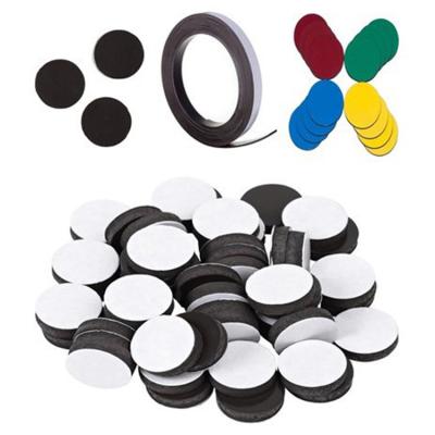 China Customized Isotropic Form Adhesive Fridge Magnetic Sheet Die Cutting Flexible Strong Rubber Die Magnets for sale