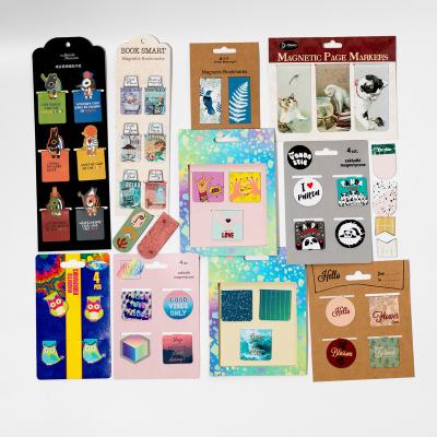 China Stationary Custom Magnetic Marker Bookmark Magnetic Bookmark Pages Europe School Office Magnet Page Clips for sale