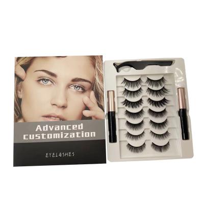 China Waterproof Fake Mink Eyelashes Bulk from Lash Supplies False 3D Mink Magnetic Eyelash Cruelty Free 3D for sale