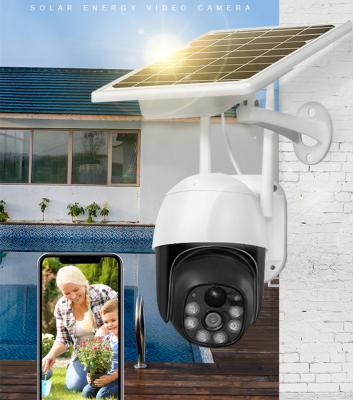 China Wireless Network Camera 4g Two Way Audio Outdoor Auto Tracking Solar Wifi 5mp for sale