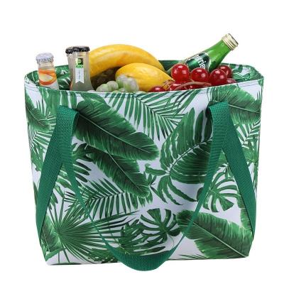 China Hot Sale China Fashion Polyester Waterproof Shopping Cooler Bag Palm Amazon Style for sale