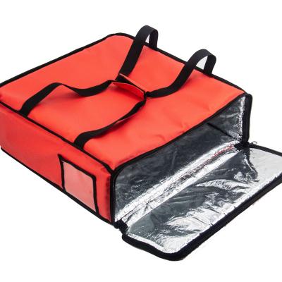 China Wholesale Custom Waterproof Branded Printed Pizza Carry Tote Cooler Pizza Warmer Bag For Delivery Car for sale