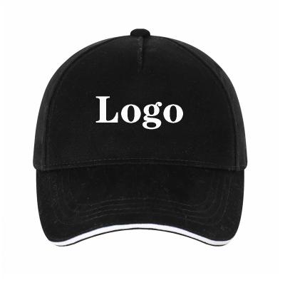 China Mgirlshe Custom Women's Black White Logo Hat Caps For Men Sports Cover Snapback Adjustable Baseball Cap for sale